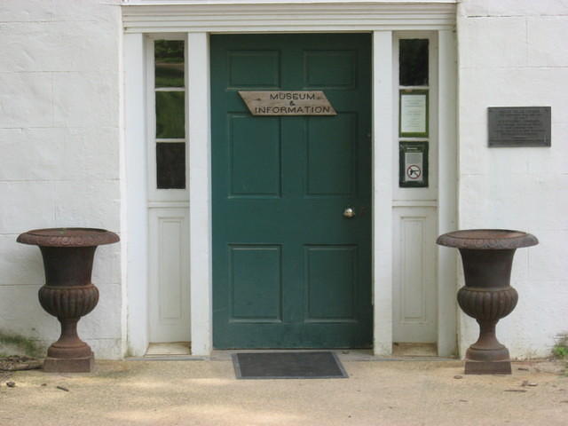 Door to Great Falls Tavern