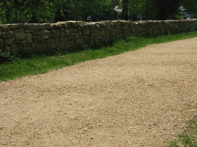 Stone wall & sunken road