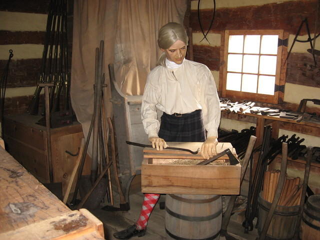 Wax figure at Ft. Ligonier