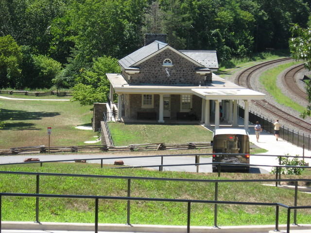 Train station near Washington's Hq. at Valley Forge