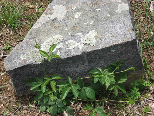 Bases of monuments were made from rock on battlefield.  Leftover piece of rock.