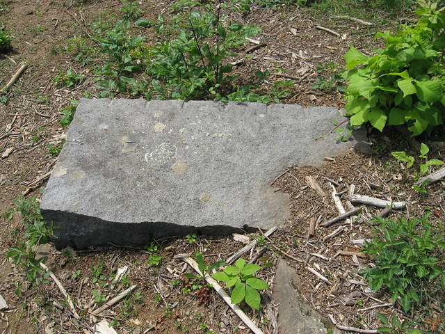 Bases of monuments were made from rock on battlefield.  Leftover piece of rock.