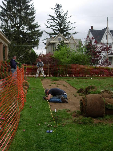 Laying out the site
