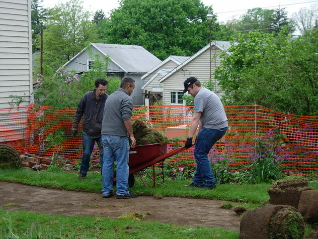 Removing the sod