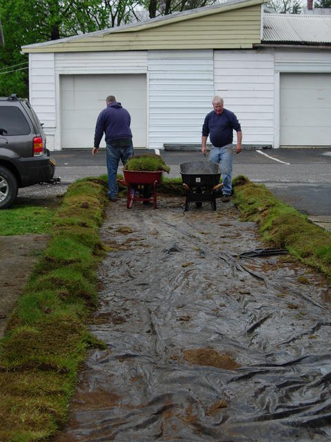 Removing the sod