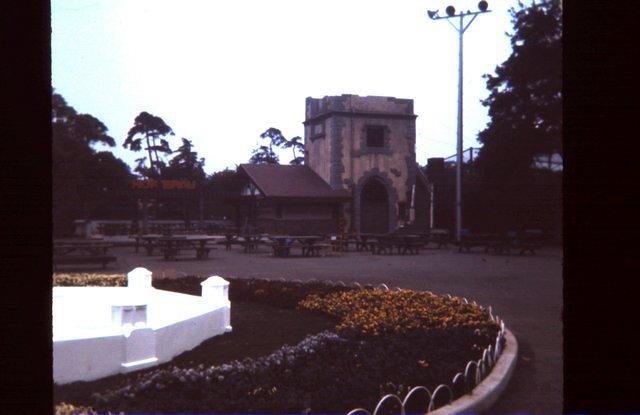 German restaurant at amusement park