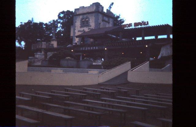 German restaurant at amusement park