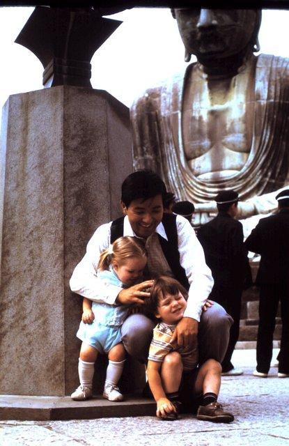 Mike, Kim and Kato at Kamakura Budda