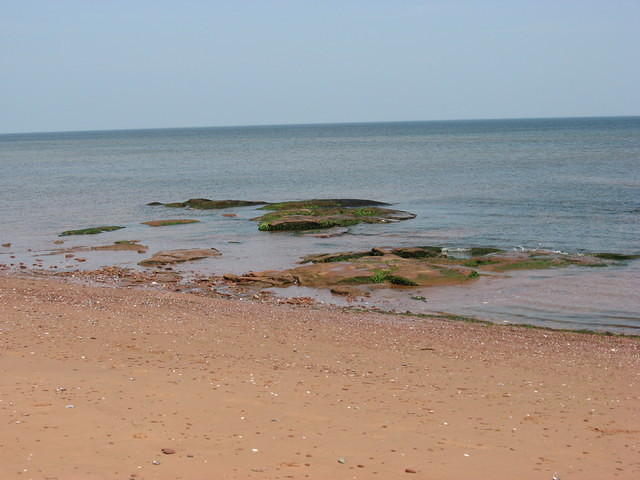 Rocks on beach