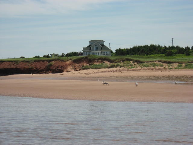 Big house on beach