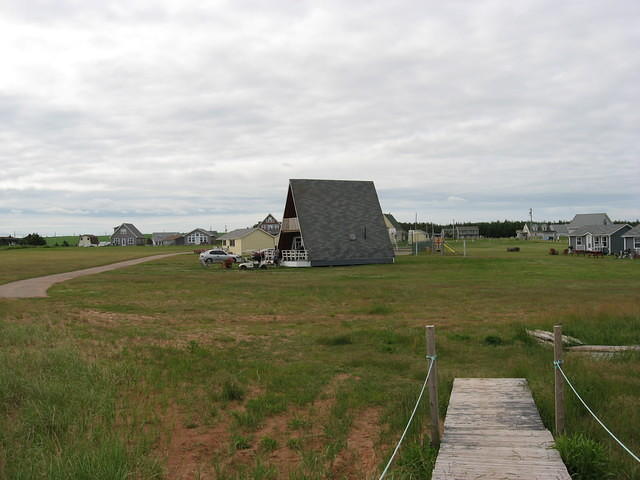 A-frame cottage