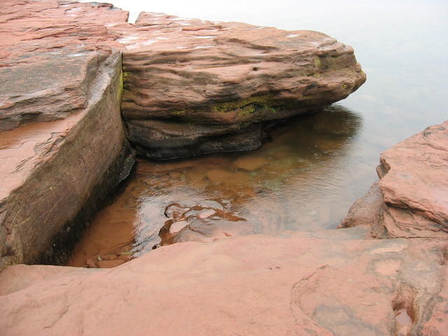 PEI National Park near Cavendish on a rainy overcast day