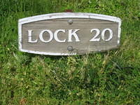 Lock 20 sign