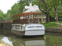 Canal boat and the Great Falls Tavern