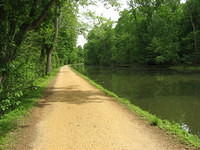 Path along canal