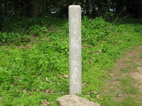 River trail marker
