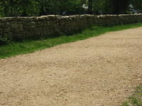 Stone wall & sunken road