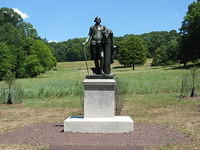 Washington's statue. at Valley Forge