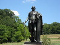 Washington's statue. at Valley Forge