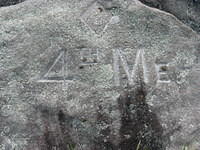 Rock near 4th Me. monument.