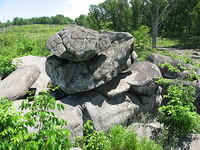 Rock where Weavers made their fake photo