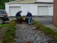 Removing the sod