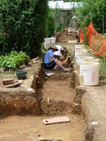 Back extension trench