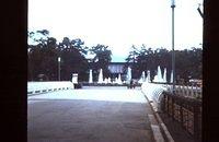 Fountains at an amusement park