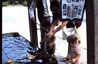 Handwashing at Kamakura Budda