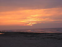 Sunset at Penderosa Beach on cloudy day