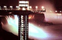 Tower at Niagara Falls at Night